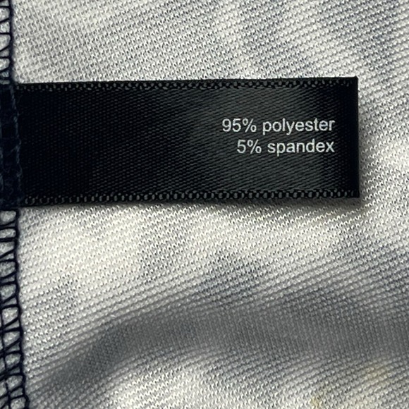 The Limited Dress 2 Dark Blue White Sleeveless Stretch‎ Square Neck Modern Chic - Picture 9 of 12